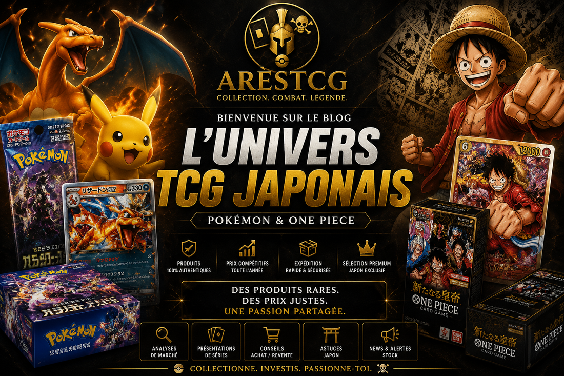 Bienvenue dans l’univers des trésors TCG japonais : Pokémon & One Piece au meilleur prix
